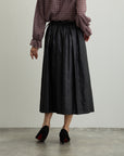 タックフレアグロッシースカート【日本製】