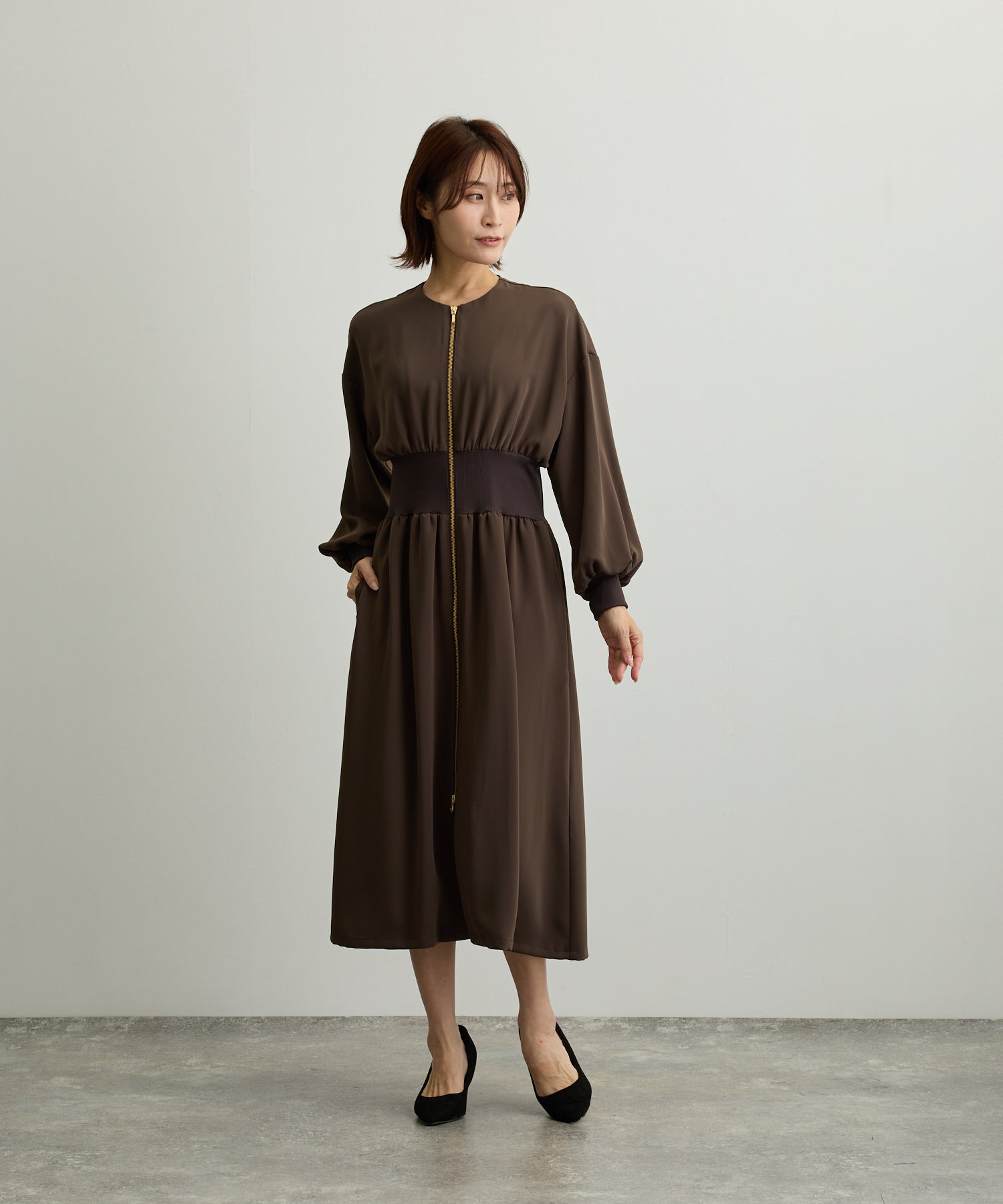 ウエストリブジップアップワンピース【日本製】 – Ifemelu