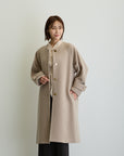 2WAYカラーロングコート/ベージュ【日本製】