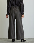 2タックワイドパンツ/グレー【日本製】