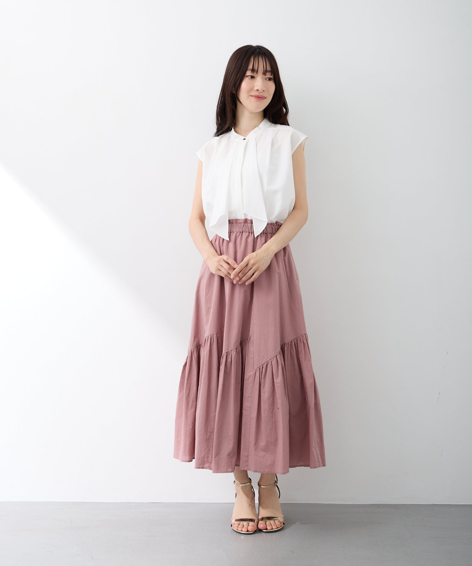 アシンメトリーベルトワンピース – Ifemelu/DoublefaceTokyo