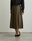 タックフレアグロッシースカート【日本製】