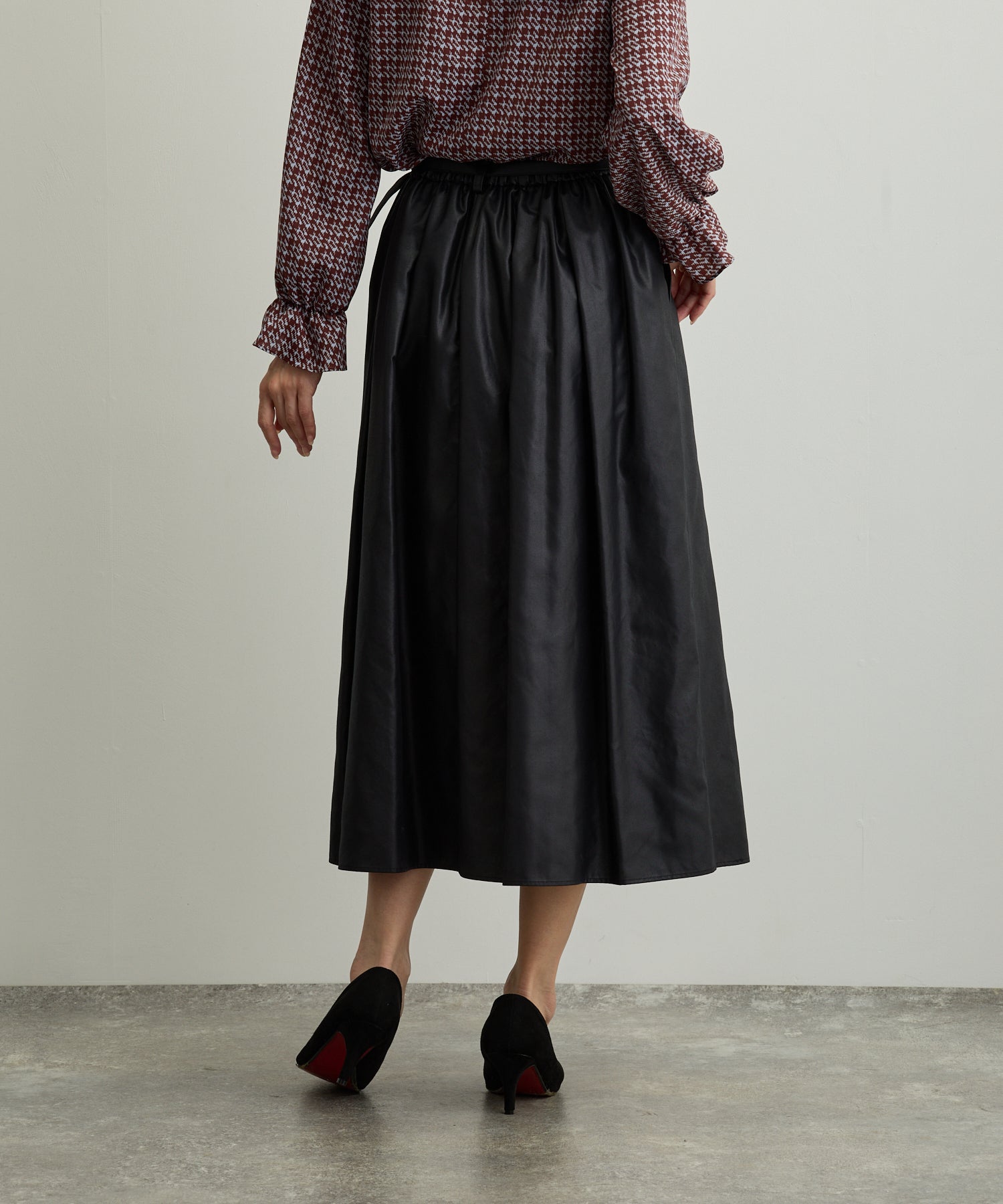 タックフレアグロッシースカート【日本製】