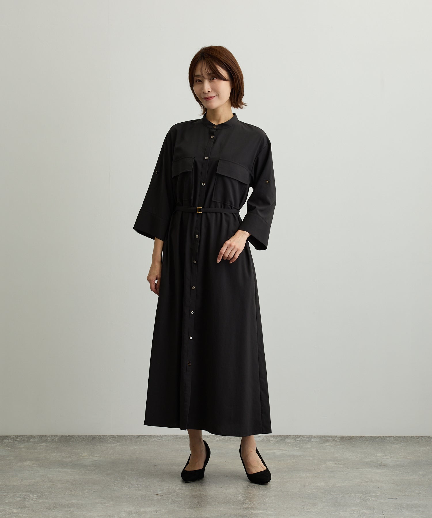 フラップポケットシャツワンピース【日本製】 – Ifemelu