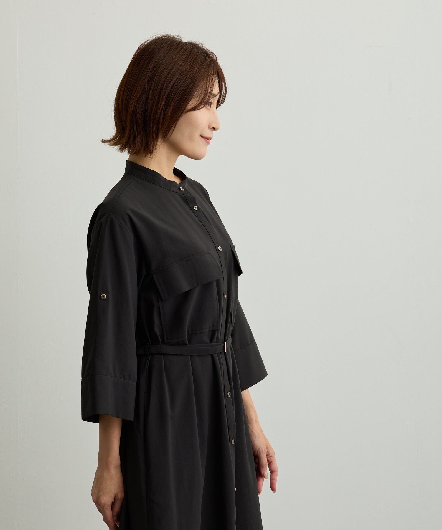 フラップポケットシャツワンピース【日本製】 – Ifemelu