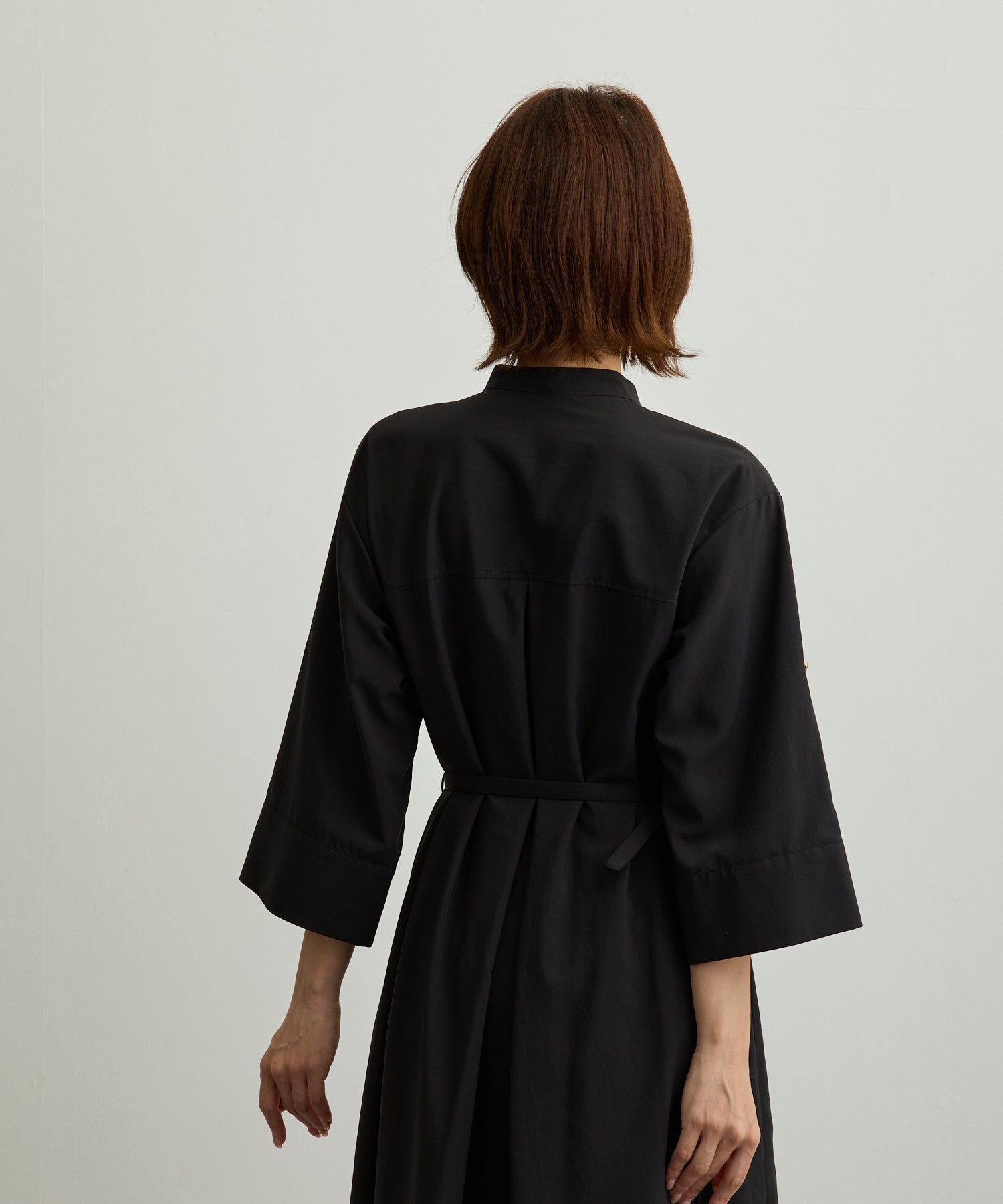 フラップポケットシャツワンピース【日本製】