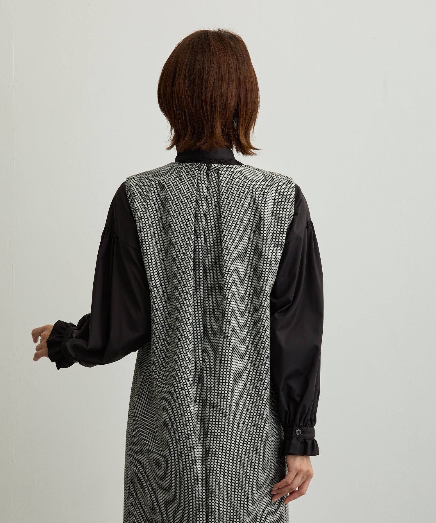 キーネックジャンパースカート【日本製】