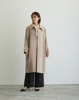 2WAYカラーロングコート/ベージュ【日本製】