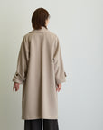 2WAYカラーロングコート/ベージュ【日本製】