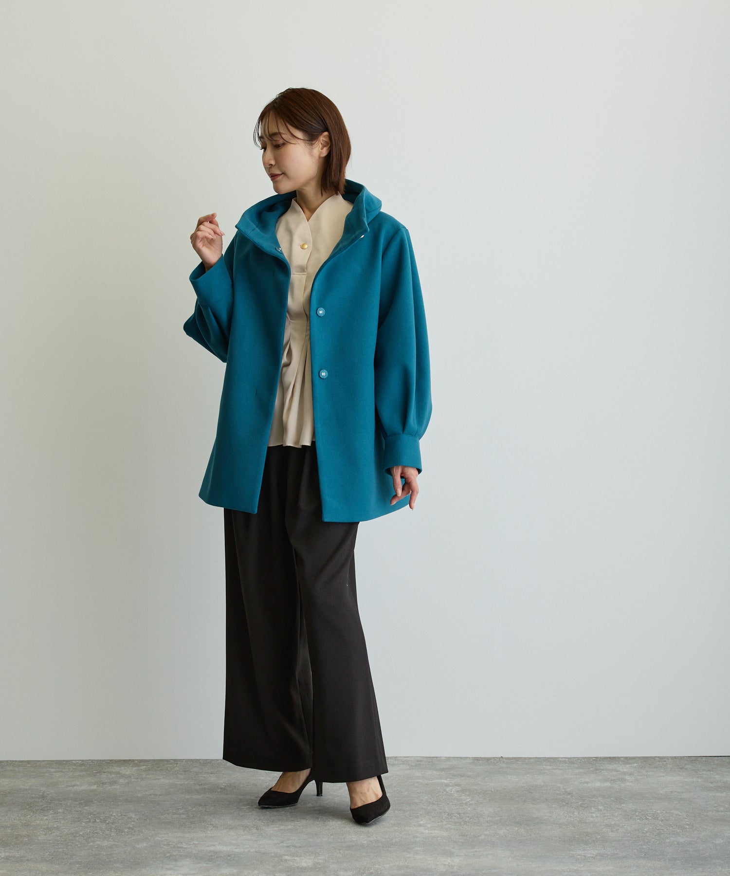 極美品 メタモルフォーゼ スタンドカラー 軍服風　コート　ジャケット　グリーン 極美品 メタモルフォーゼ スタンドカラー 軍服風 コート ジャケット