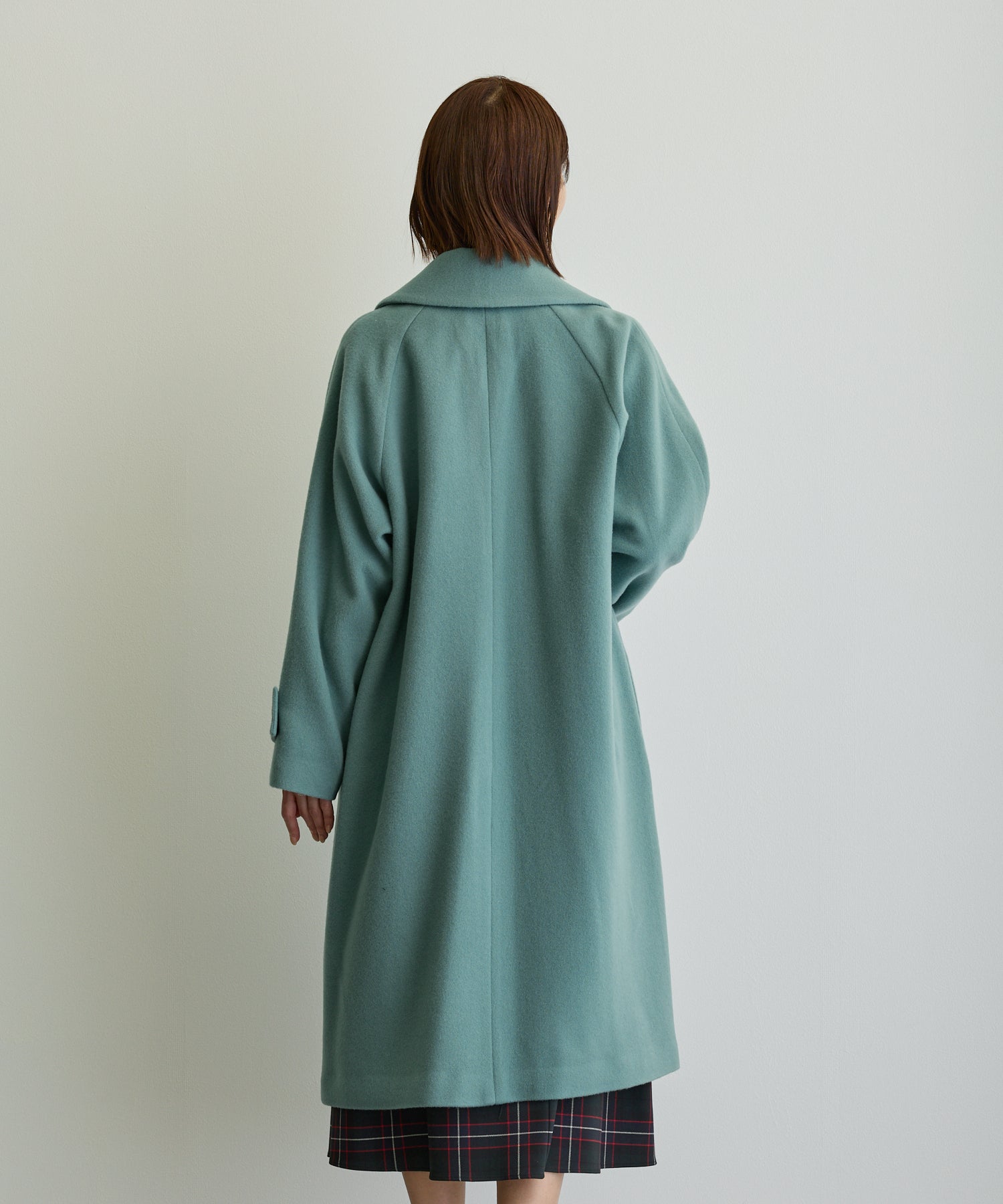 2WAYカラーロングコート/グリーン【日本製】 – Ifemelu